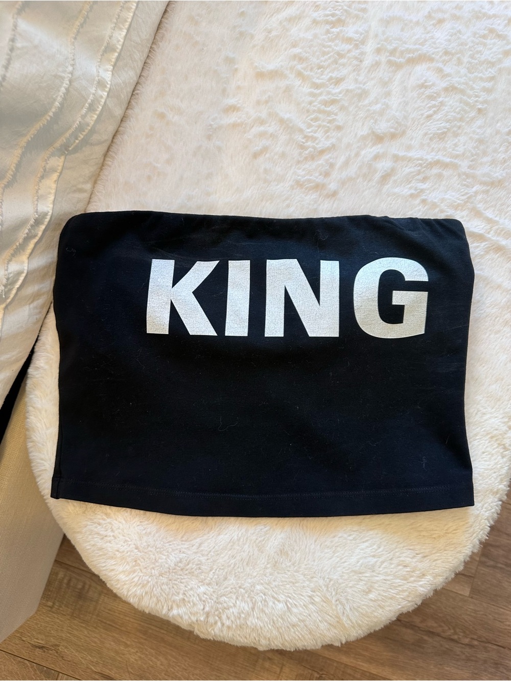 “KING” KYLIE Black Tube Top Merch